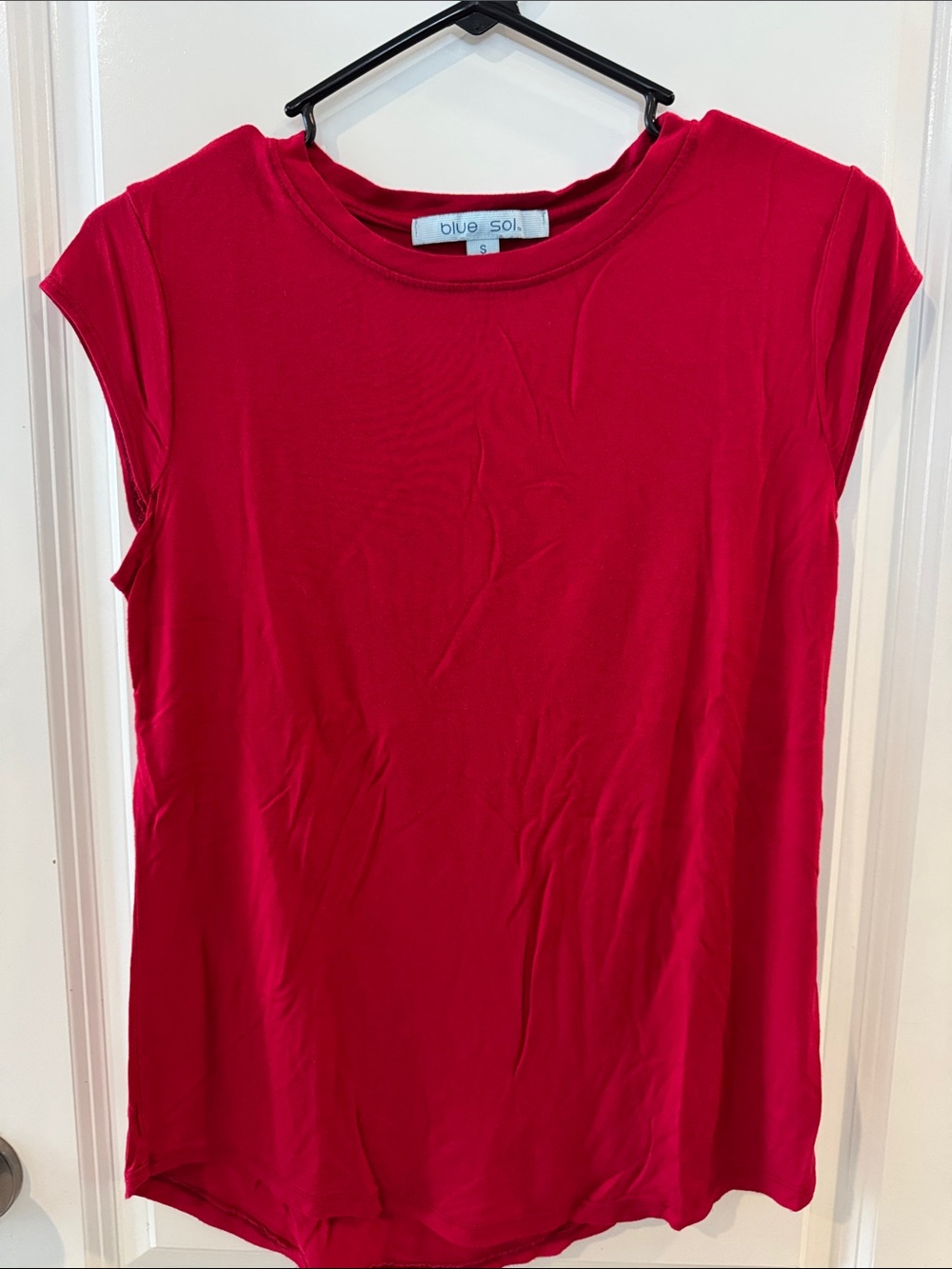 Blue Sol Women's Crimson Cap Sleeve Tee